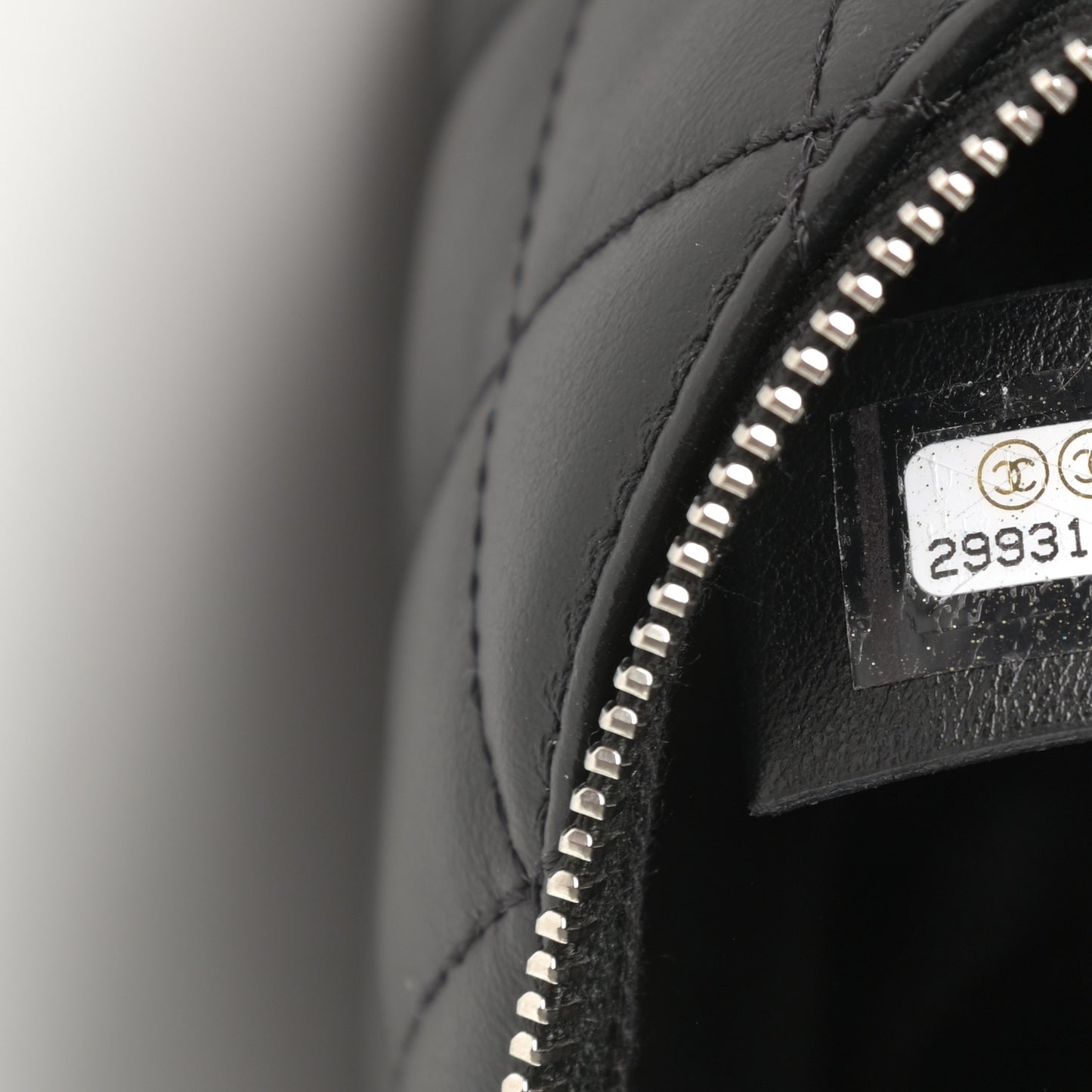Lambskin Quilted Waist Belt Bag Black