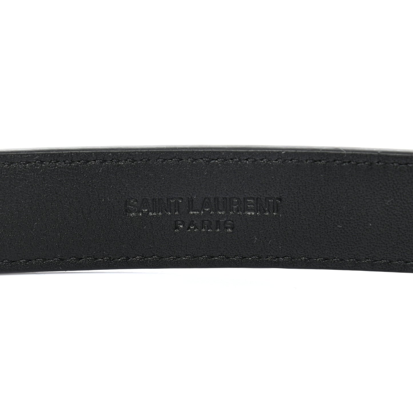 Smooth Calfskin Monogram Square Buckle Belt 100 40 Black
