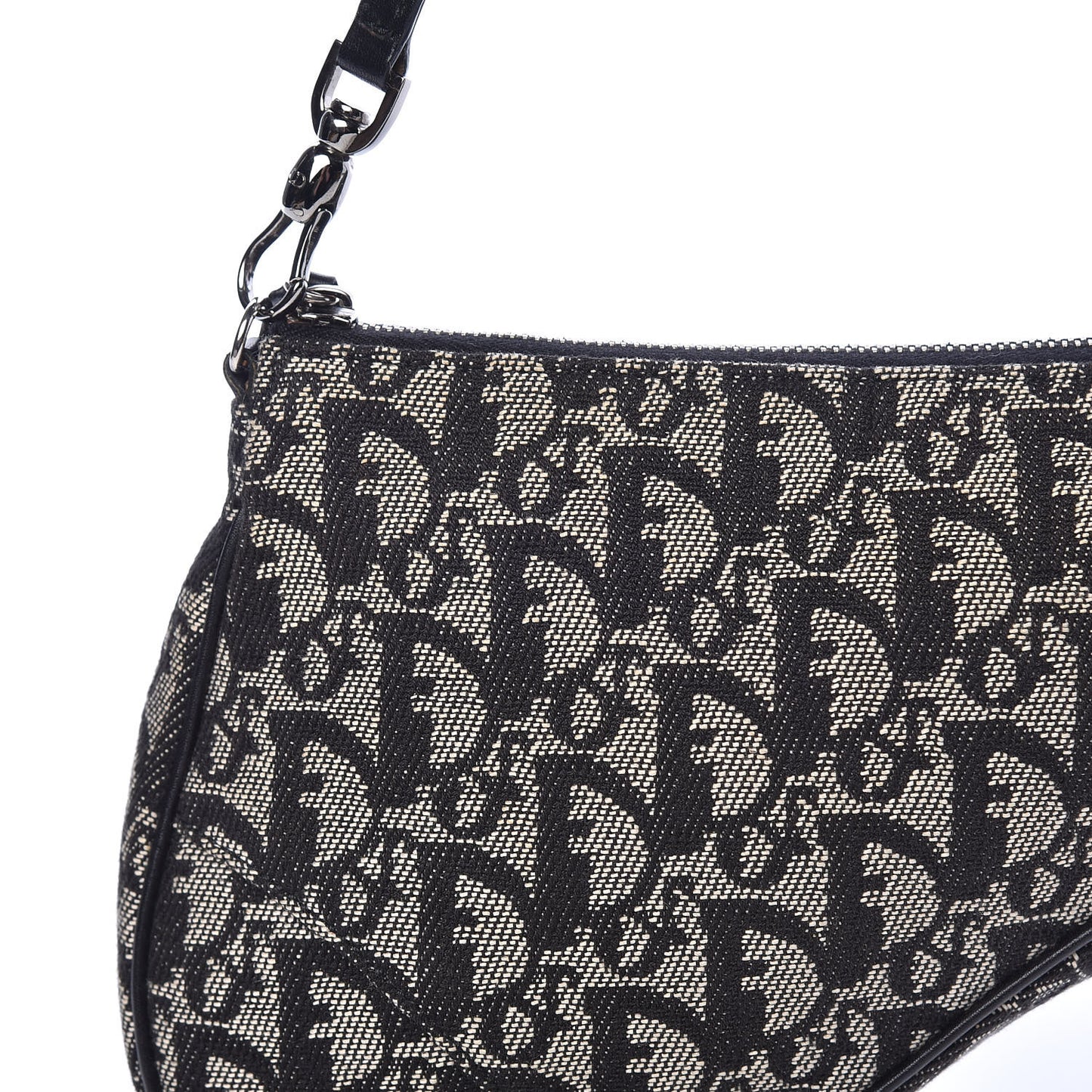 Monogram Mini Saddle Pochette Black