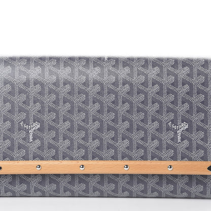 Goyard Goyardine Monte Carlo Bois Clutch Grey 6 of 6