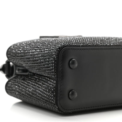 Louis Vuitton Swarovski Calfskin Capucines Mini Black 8 of 10