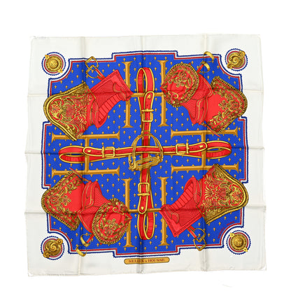 Hermes Silk Selles A Housse Scarf 90 1 of 5