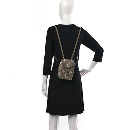 Louis Vuitton Empreinte Monogram Giant Tiny Backpack Tourterelle Cream 2 of 8