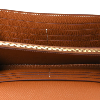 Hermes Epsom Kelly Longue Wallet Gold 5 of 8