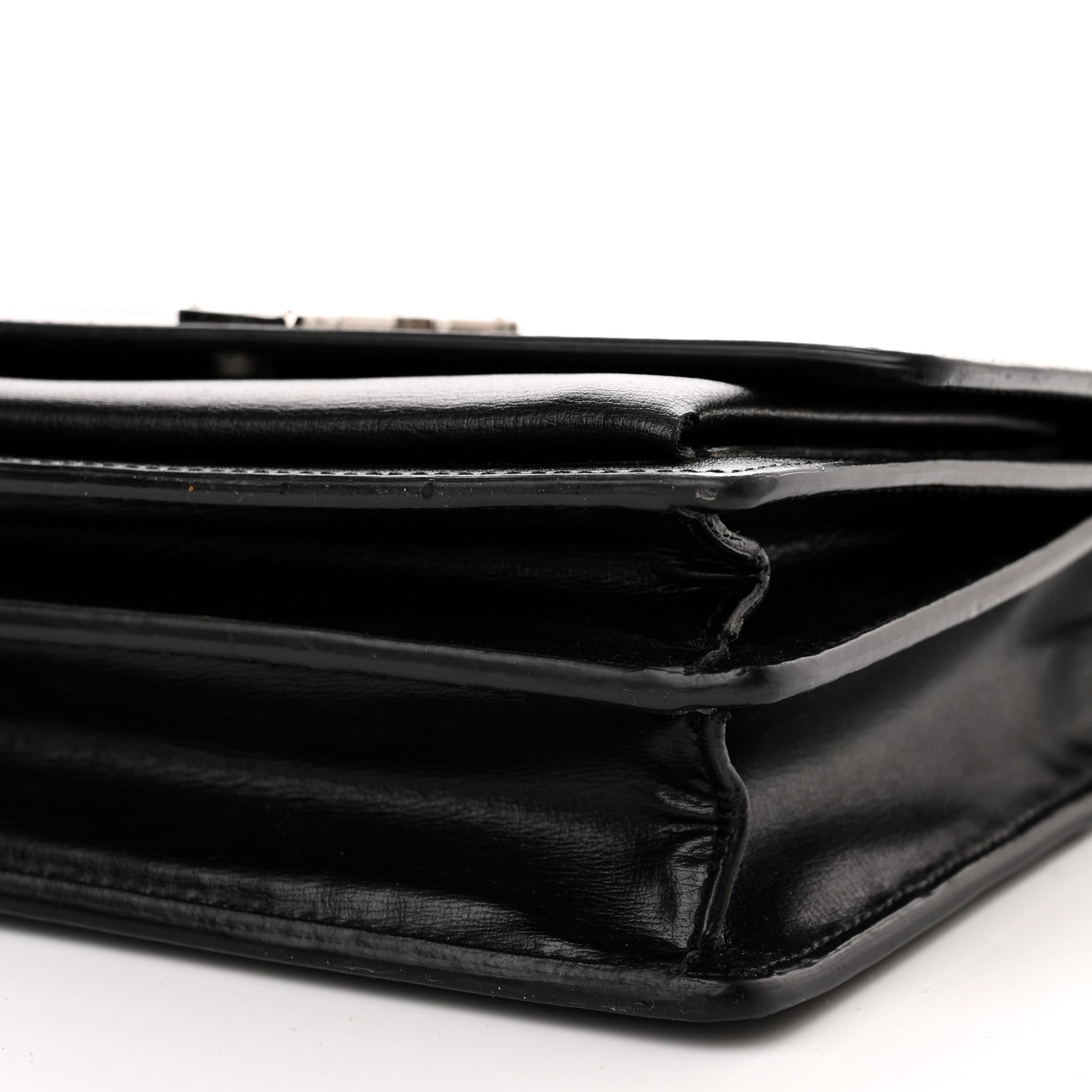 Saint Laurent Calfskin Medium Monogram Sunset Black 10 of 14
