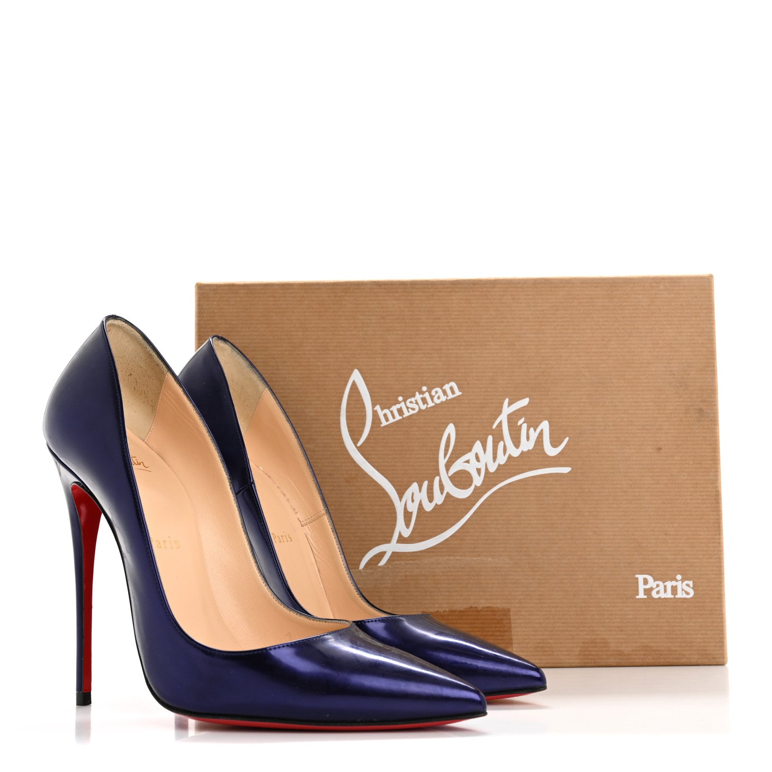 Christian Louboutin Glossy Patent So Kate 120 Pumps 39 Electro 12 of 12