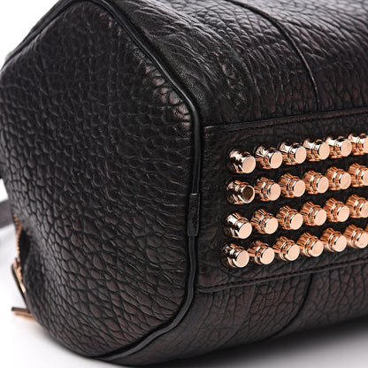 Alexander Wang Pebbled Lambskin Rockie Black Rose Gold Hardware 5 of 16