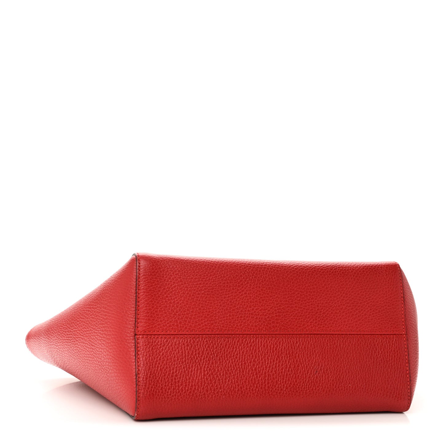 Dollar Calfskin Small Swing Tote Red