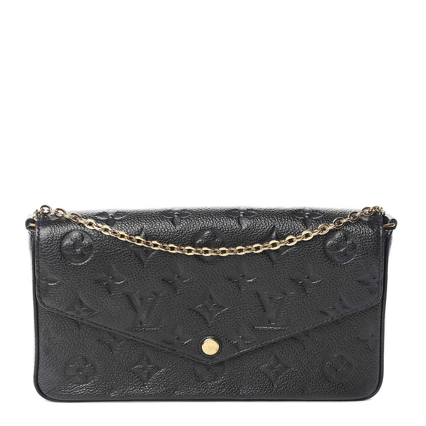 Empreinte Pochette Felicie Chain Wallet Black
