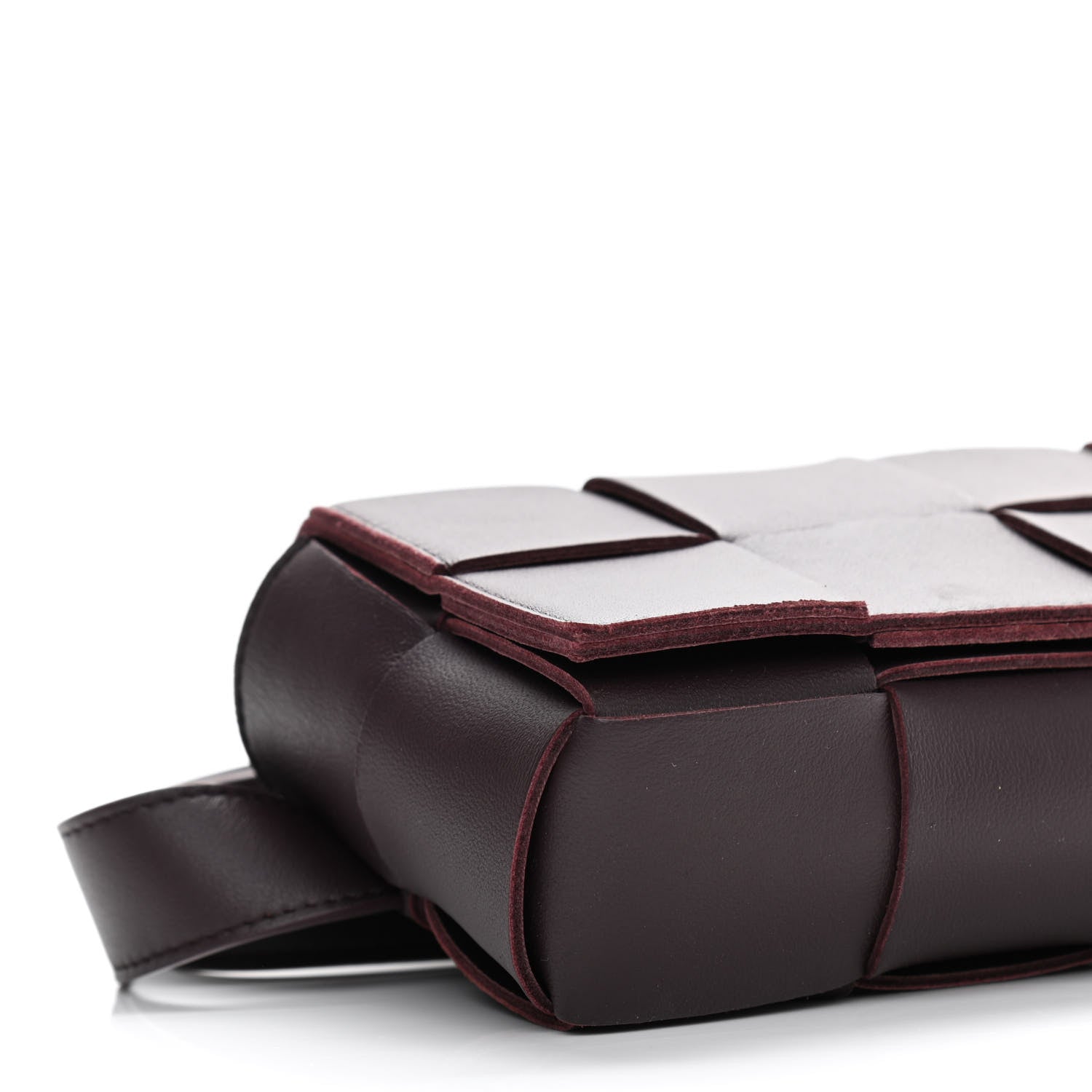 Bottega Veneta Nappa Maxi Intreccio The Belt Cassette Bag Grape 8 of 9