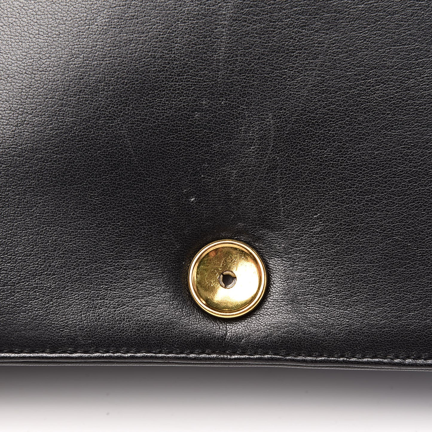 Lambskin Quilted Small Single Flap Black