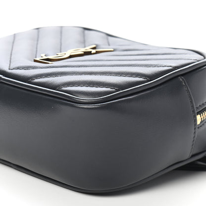 Saint Laurent Calfskin Matelasse Monogram Lou Belt Bag Dark Smog 9 of 9