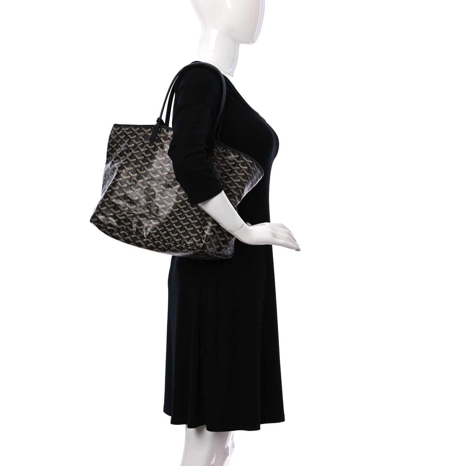 Goyard Goyardine Saint Louis PM Black 2 of 9