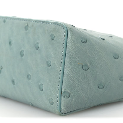 Loro Piana Ostrich L19 Extra Pocket Pouch Light Blue 9 of 9