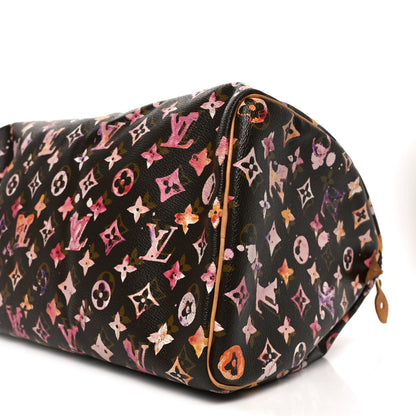 Louis Vuitton Watercolor Aquarelle Speedy 30 Brown 9 of 10