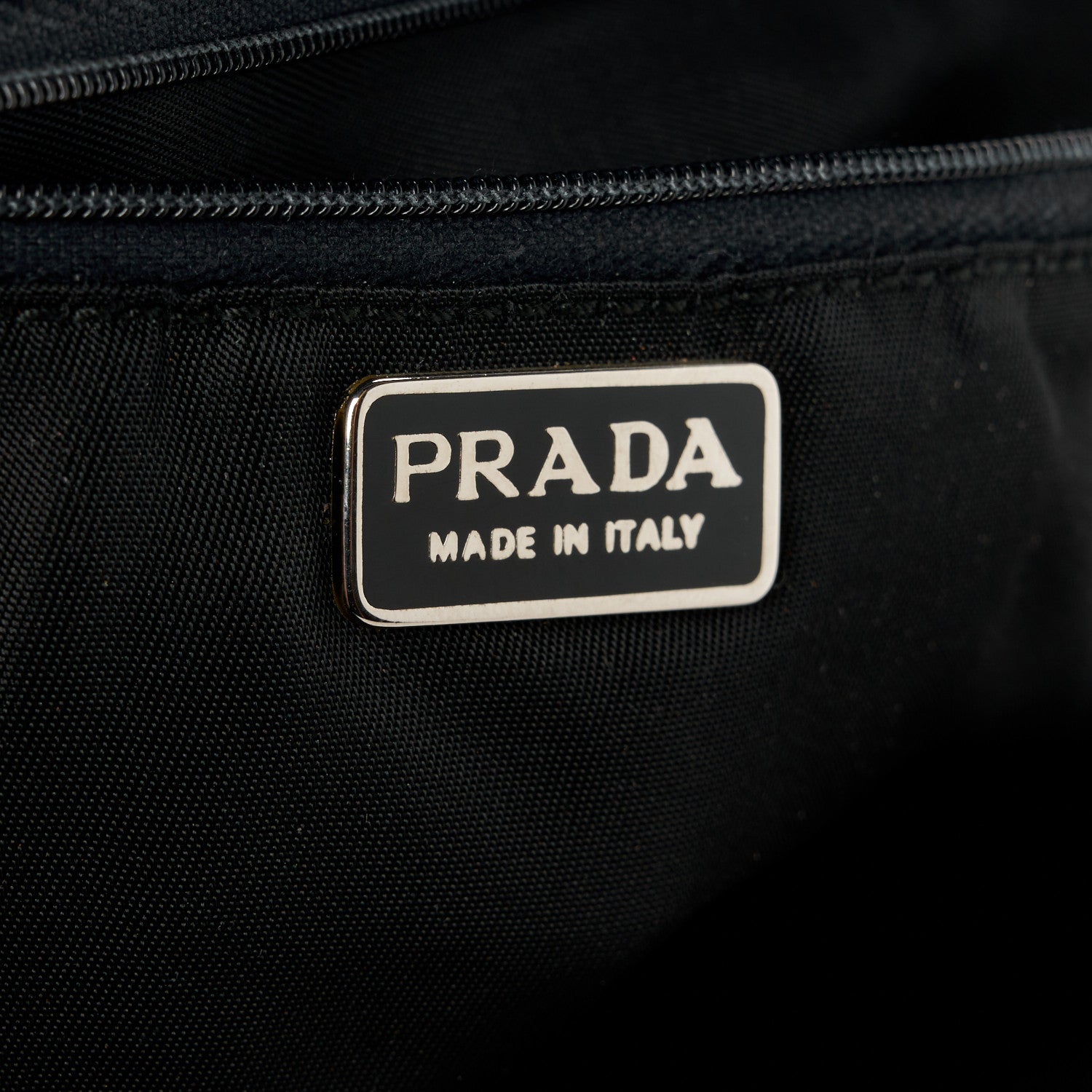 Prada Tessuto Nylon Vela Cosmetic Pouch Black 7 of 11