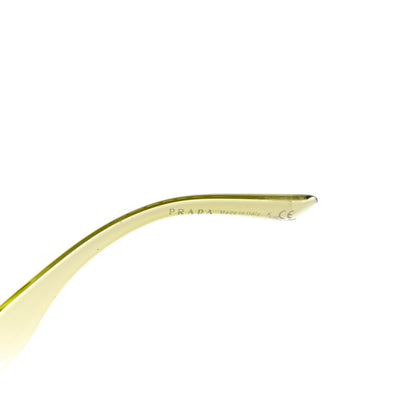 Prada Cat Eye Sunglasses SPR 19M Transparent Green 6 of 6