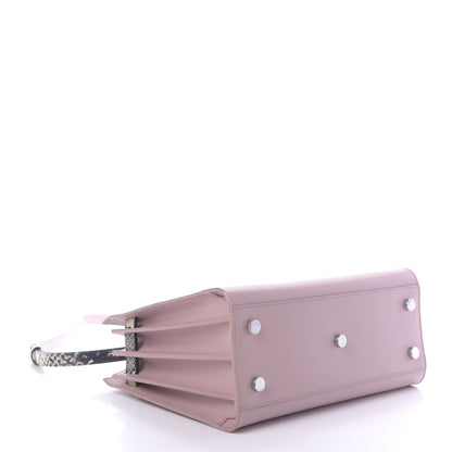 Saint Laurent Calfskin Embossed Python Baby Sac De Jour Powder Pink 4 of 13