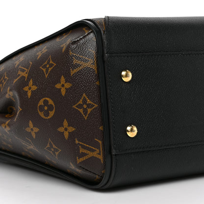 Louis Vuitton Calfskin Monogram Kimono Tote Black 7 of 8