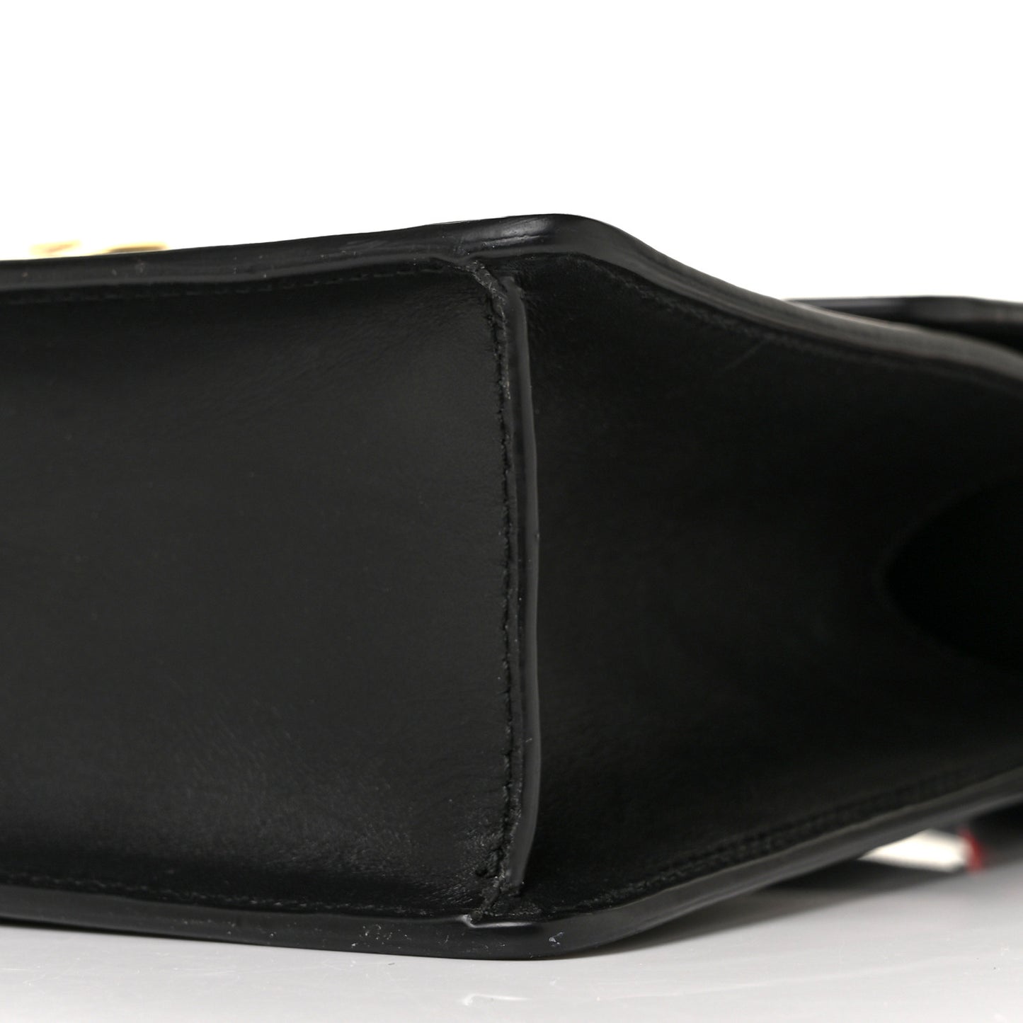 Calfskin Small Sylvie Shoulder Bag Black