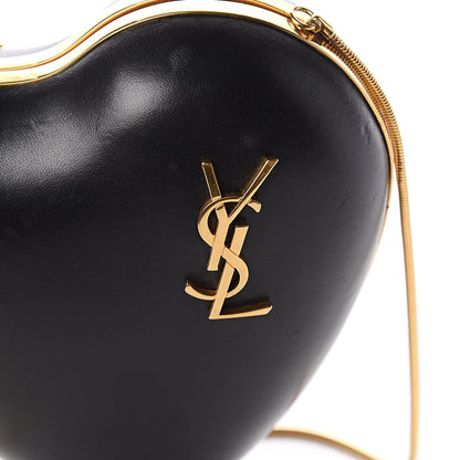 Saint Laurent Calfskin Monogram Love Box Bag Black 10 of 13