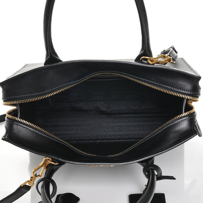 Prada Saffiano City Calfskin Medium Esplanade Tote Black 5 of 7