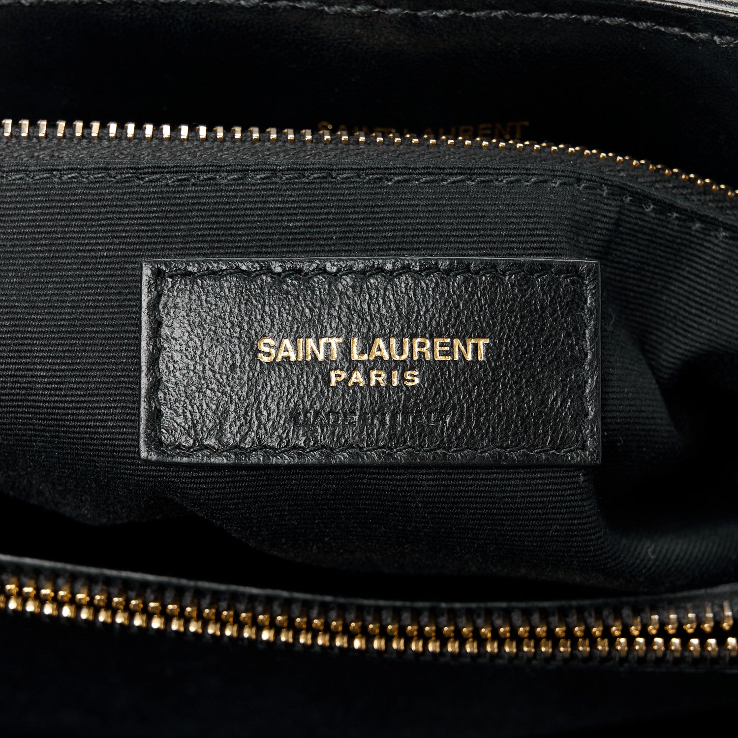 Saint Laurent SAINT LAURENT Calfskin Y Quilted Monogram Medium Loulou Chain Satchel Black 7 of 11