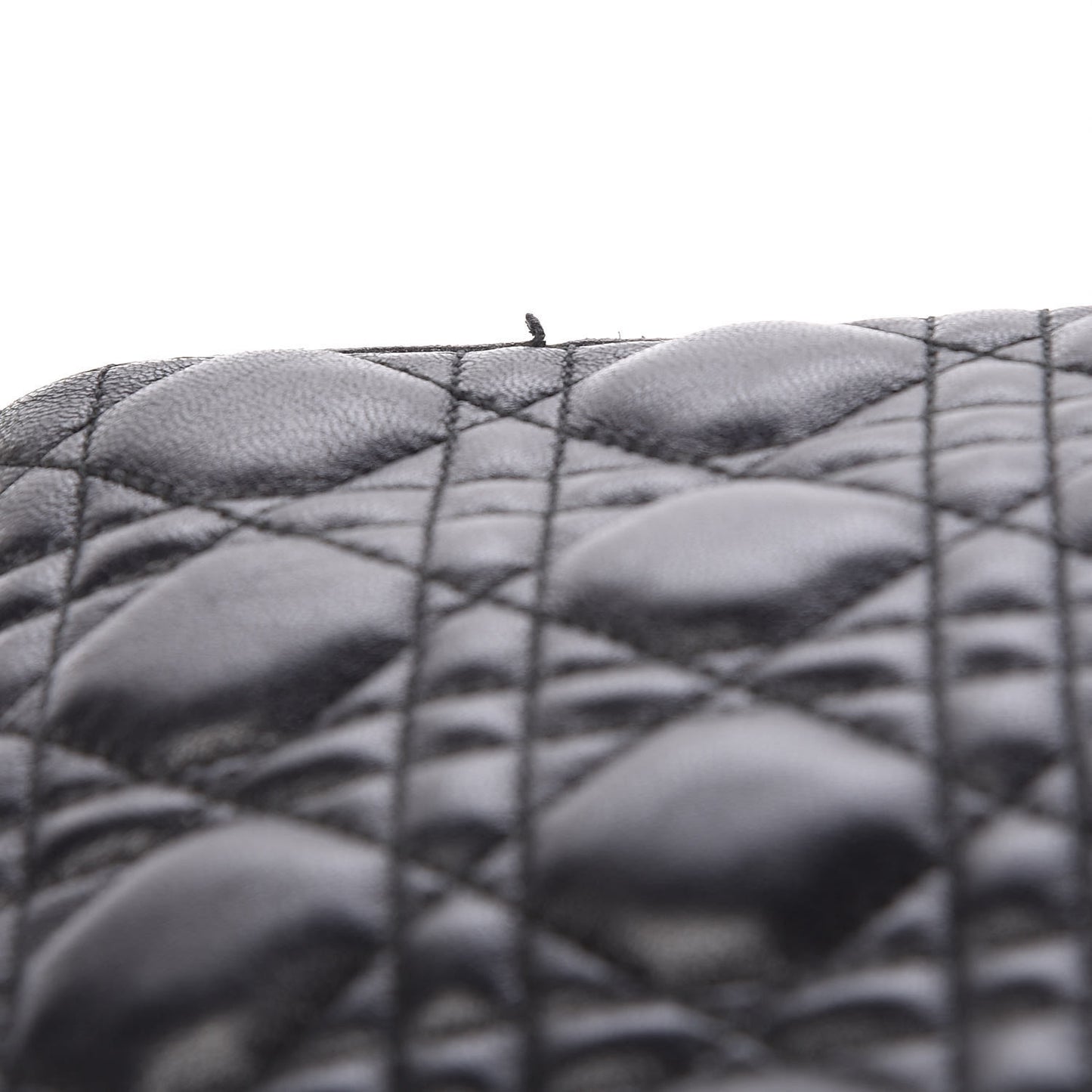 Lambskin Cannage Large Lady Dior Black