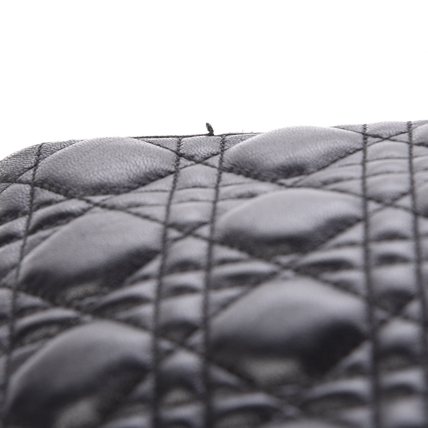 Christian Dior Lambskin Cannage Large Lady Dior Black 15 of 24