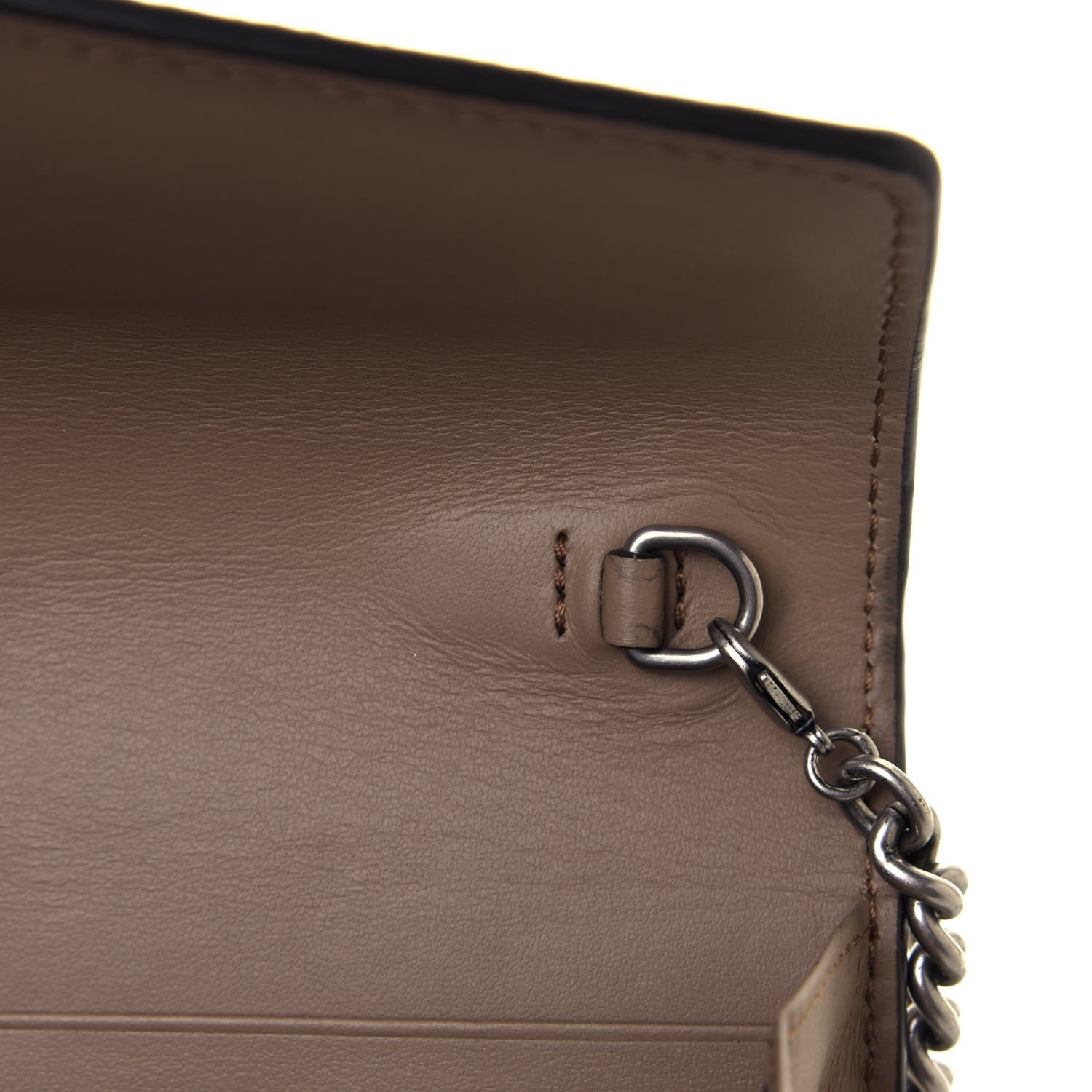 Gucci GG Supreme Monogram Mini Dionysus Chain Wallet Beige Taupe 14 of 17