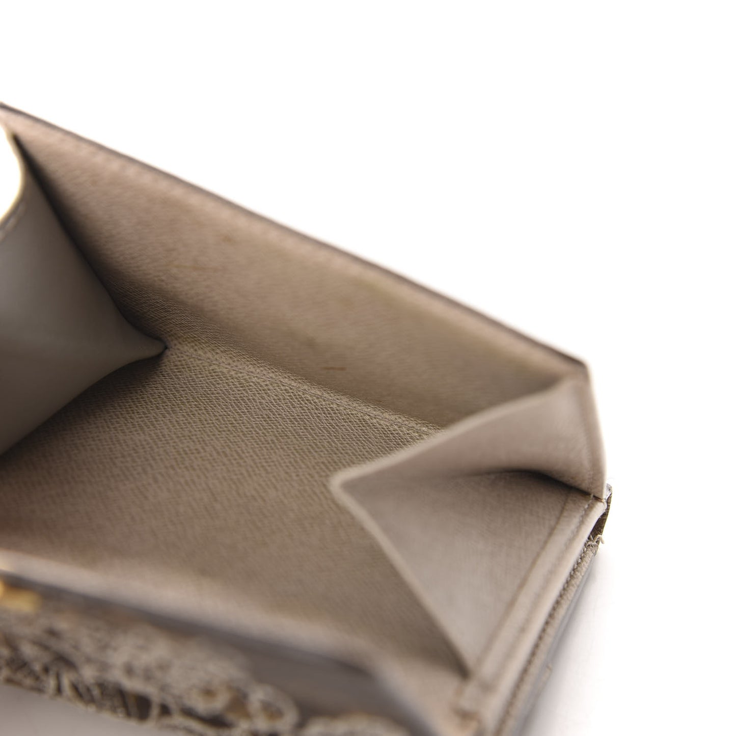 Monogram Dentelle Elise Wallet Silver