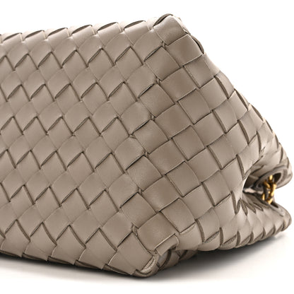 Bottega Veneta Nappa Intrecciato Small Parachute Chain Shoulder Bag Stone 9 of 12
