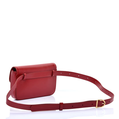 Celine Smooth Calfskin Tassel Belt Bag Red 3 of 9