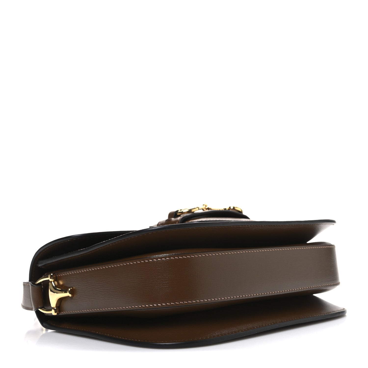 Gucci Azalea Calfskin Horsebit 1955 Shoulder Bag Brown Sugar 4 of 10