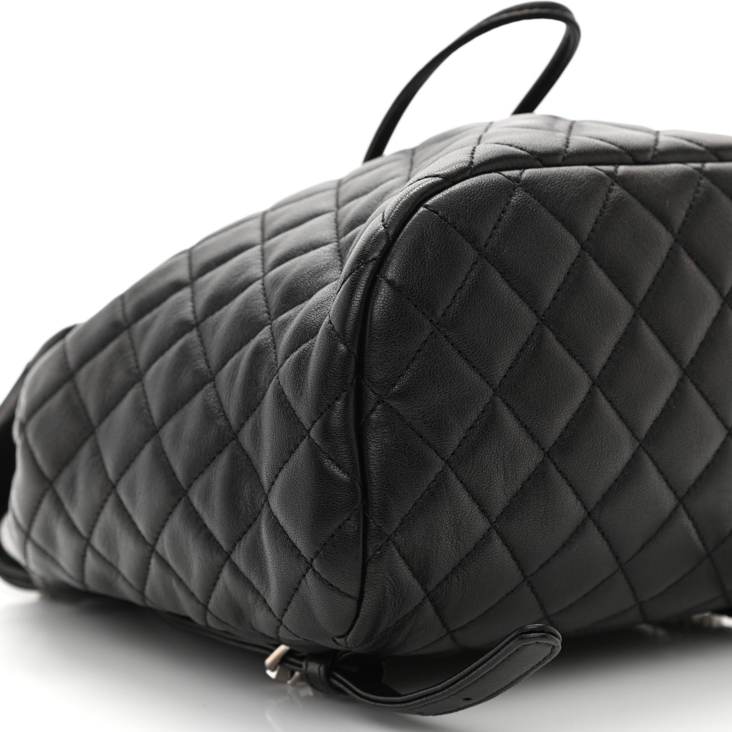 Calfskin Quilted Small Urban Spirit Backpack Black