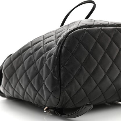 Chanel Calfskin Quilted Small Urban Spirit Backpack Black 9 of 11