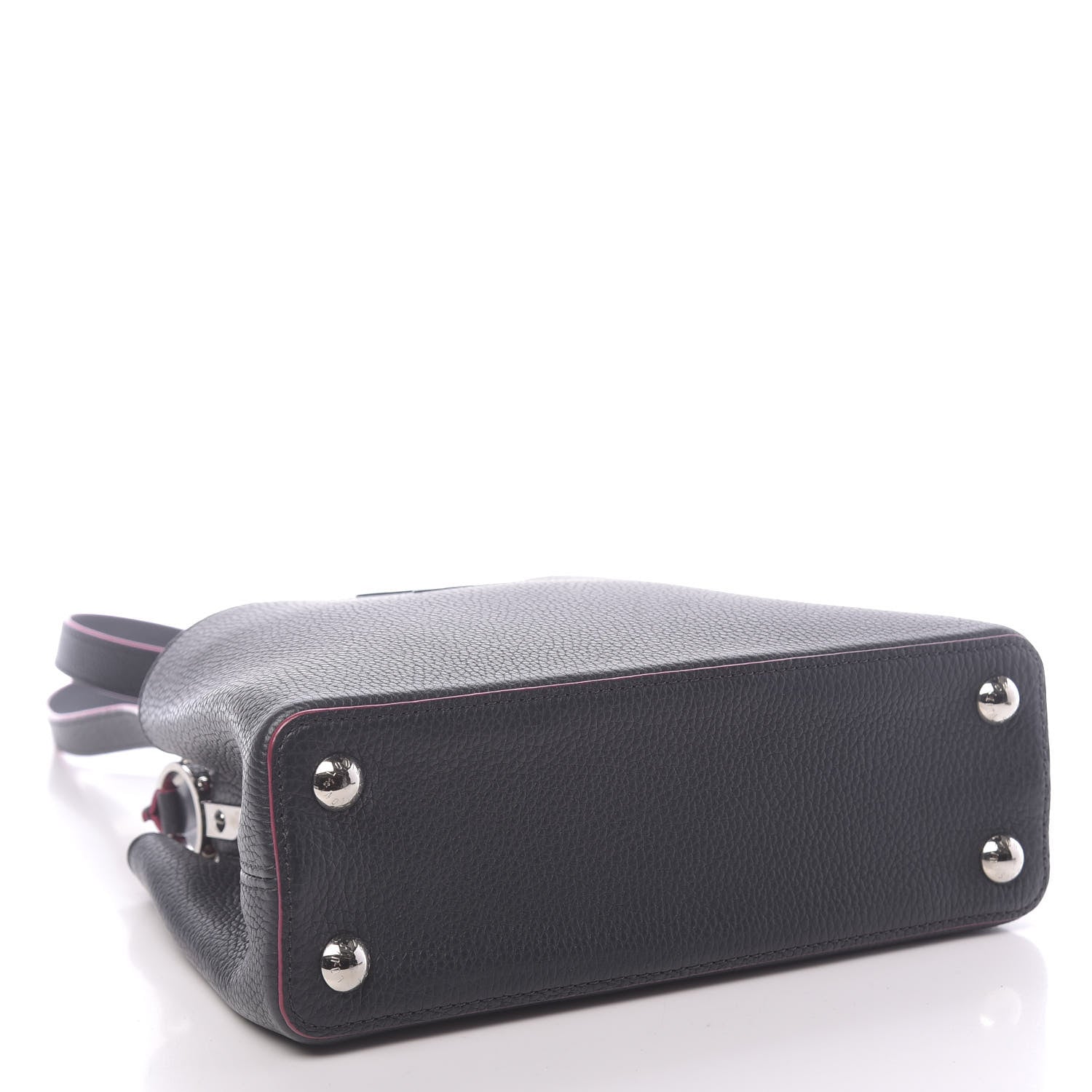 Louis Vuitton Taurillon Capucines BB Cobalt Fuchsia 4 of 9