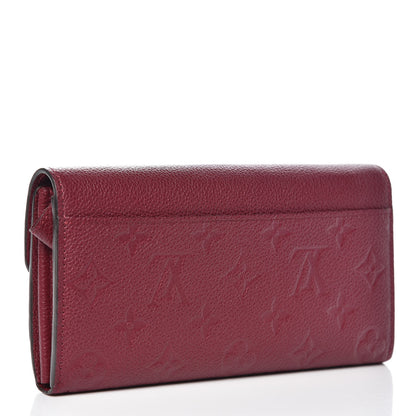 Louis Vuitton Empreinte Sarah Wallet Raisin 3 of 8