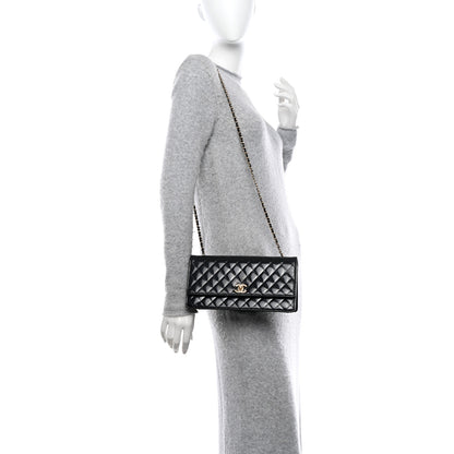 Chanel Patent Quilted Medium Single Flap Black 2 of 14
