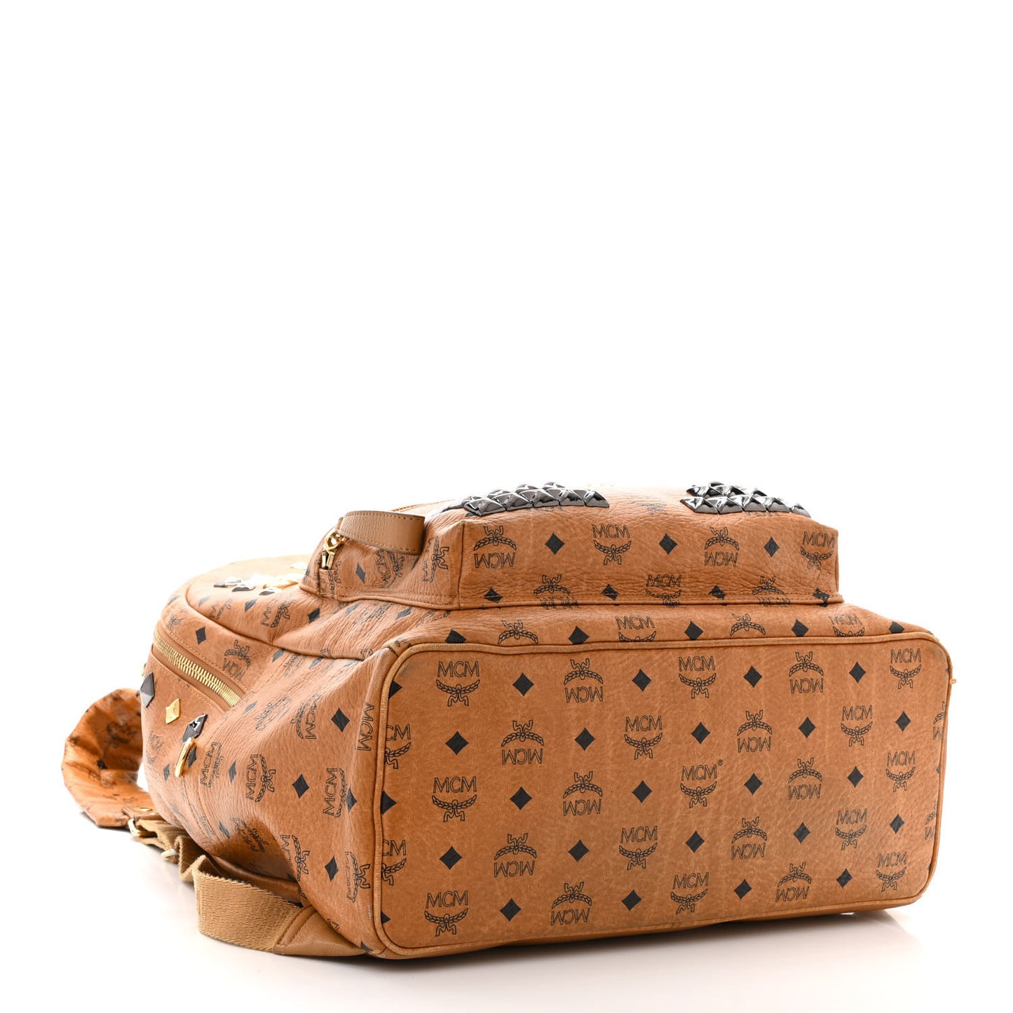 Visetos Studded Medium Stark M Backpack Cognac