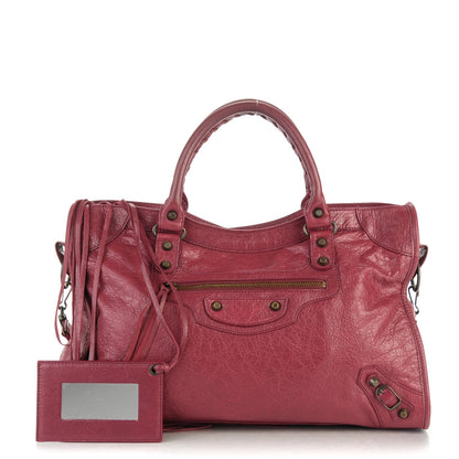 Balenciaga Agneau Classic Hardware City Cassis 1 of 7