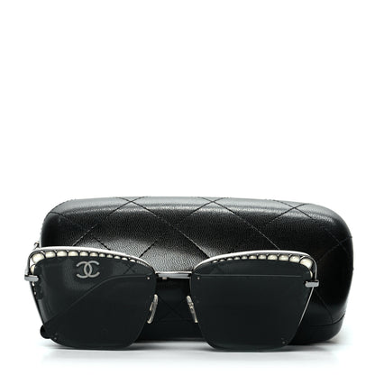 Chanel Pearl Square Sunglasses 4235-H Black 7 of 7