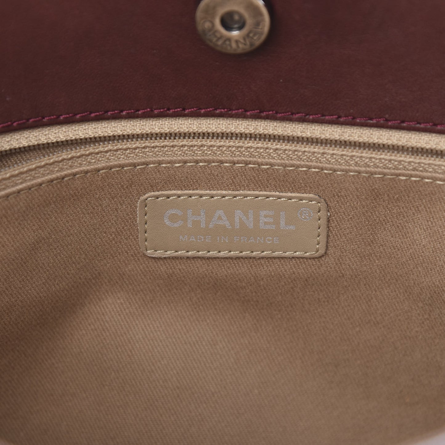 Patent Calfskin Quilted Reissue 2.55 Tote Burgundy