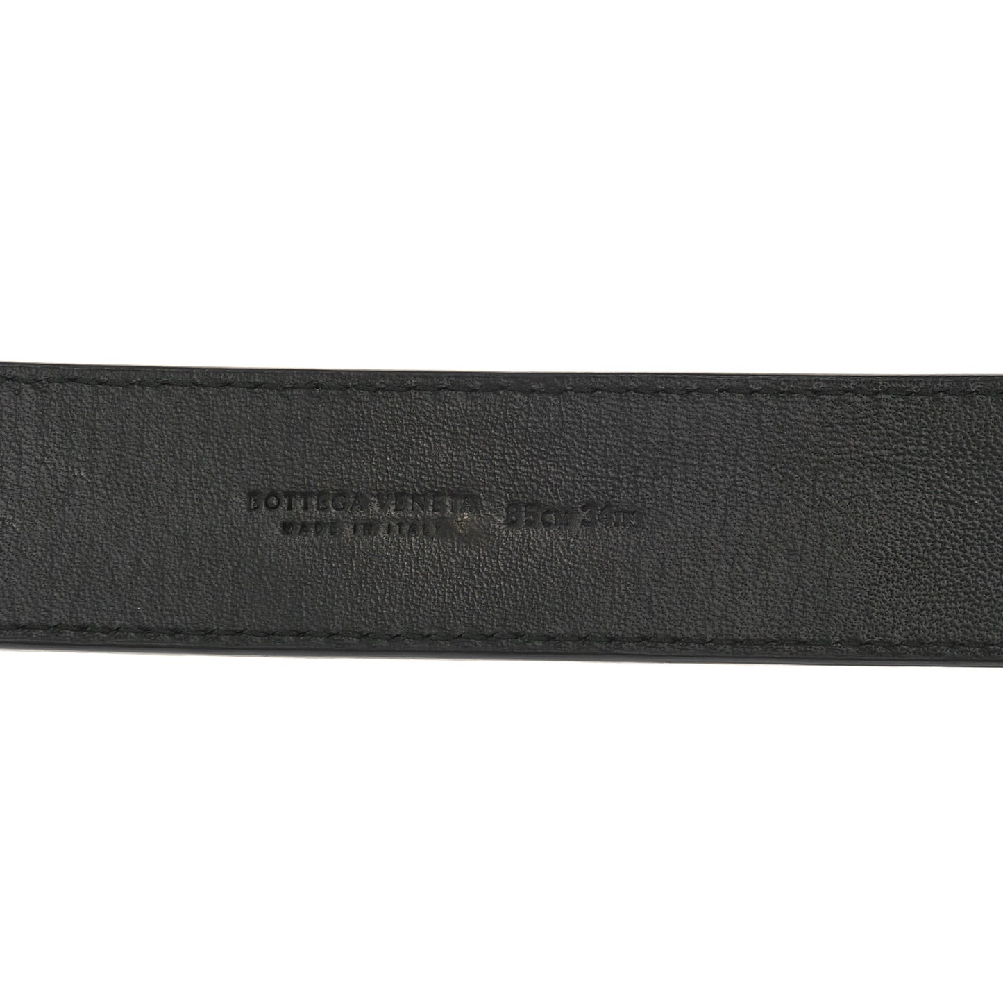 Nappa Intrecciato Belt 85 34 Black
