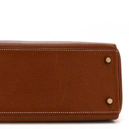 Hermes Barenia Faubourg Kelly Retourne 28 Fauve 11 of 12