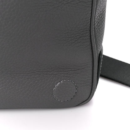Burberry Calfskin Logo Messenger Charcoal Grey 13 of 16
