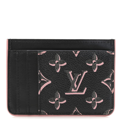 Louis Vuitton Monogram Fall for You LV Side-Up Card Holder Black 1 of 6