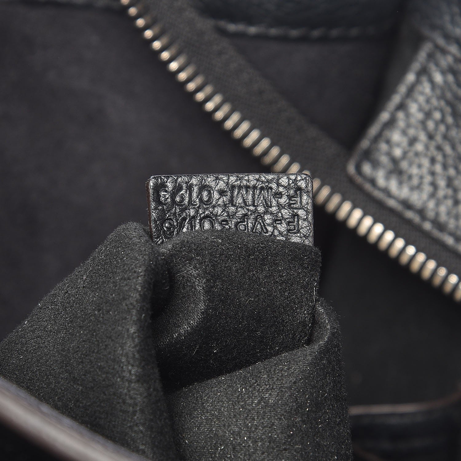 Celine Drummed Calfskin Mini Luggage Black 7 of 9