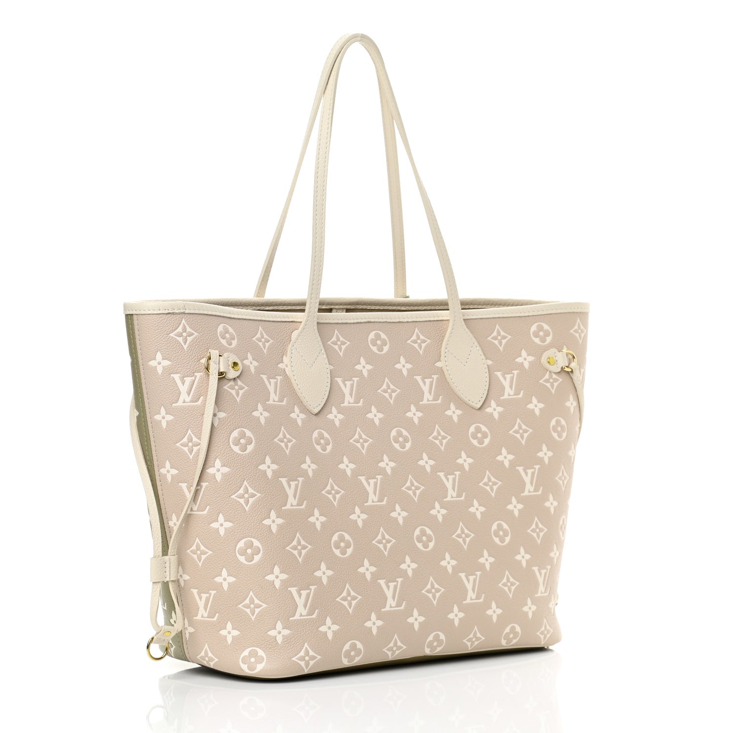 Empreinte Monogram Spring In The City Neverfull MM Kaki Beige Cream