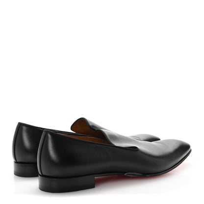 Christian Louboutin Mens Calfskin Brosse Dandelion Flat Loafers 41.5 Black 5 of 8